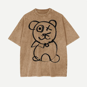 Graffiti Bear | Universal Mocha Tee
