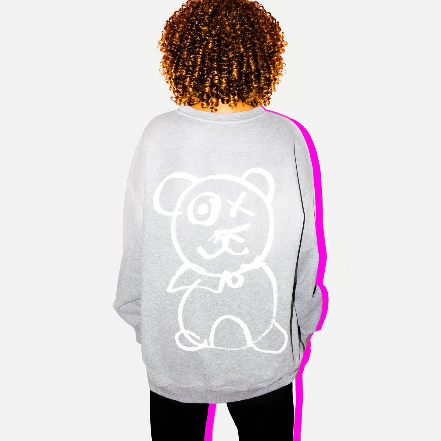 GRAFFITI BEAR OMBRE SWEATSHIRT