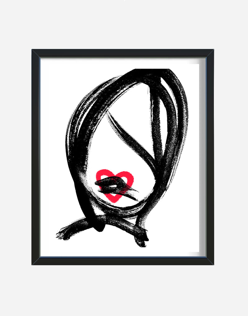 Kiss Me Original Fine Art Giclée Print
