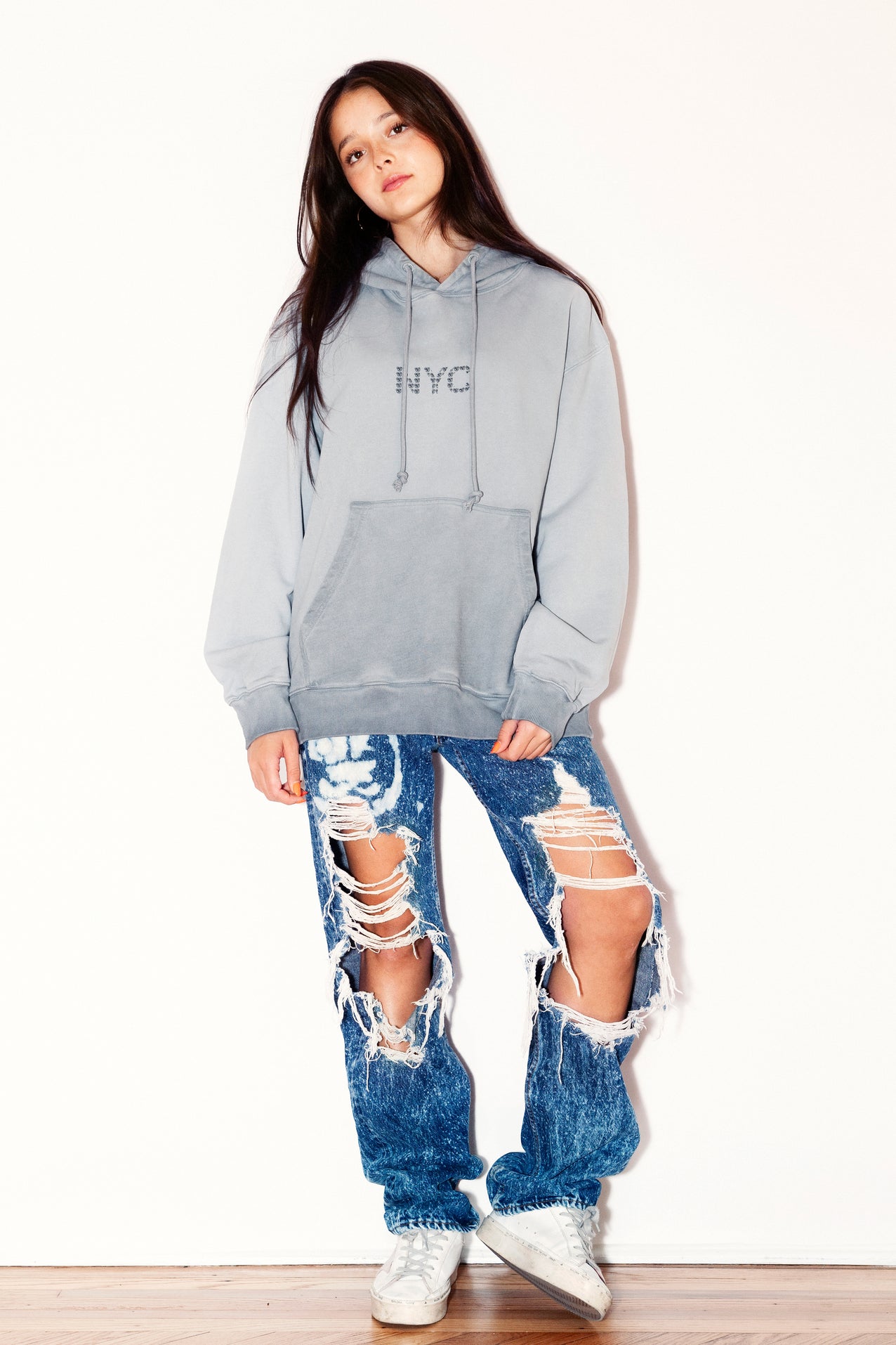 Graffiti Bear NYC Ash Hoodie