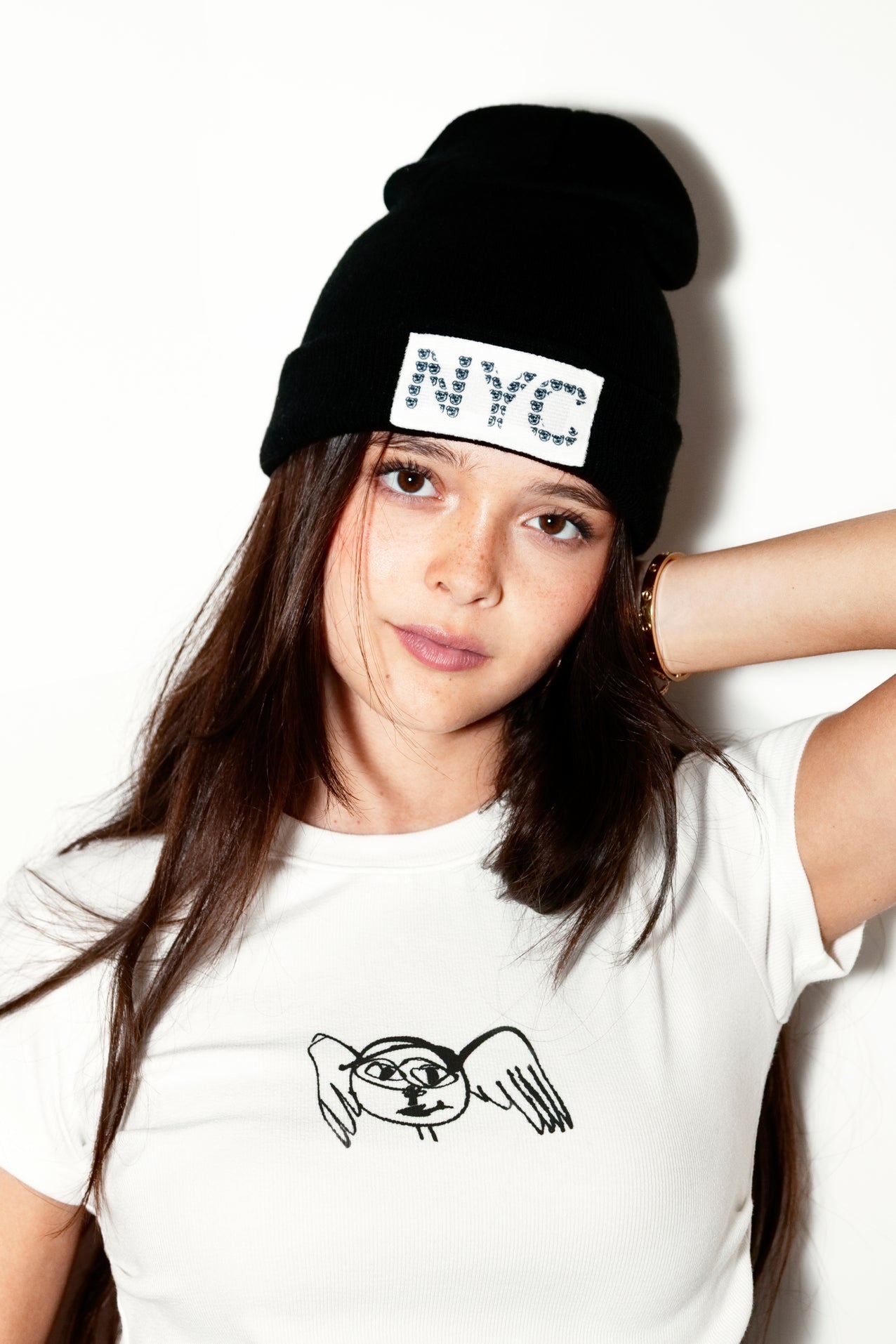 Graffiti Bear NYC Knit Beanie