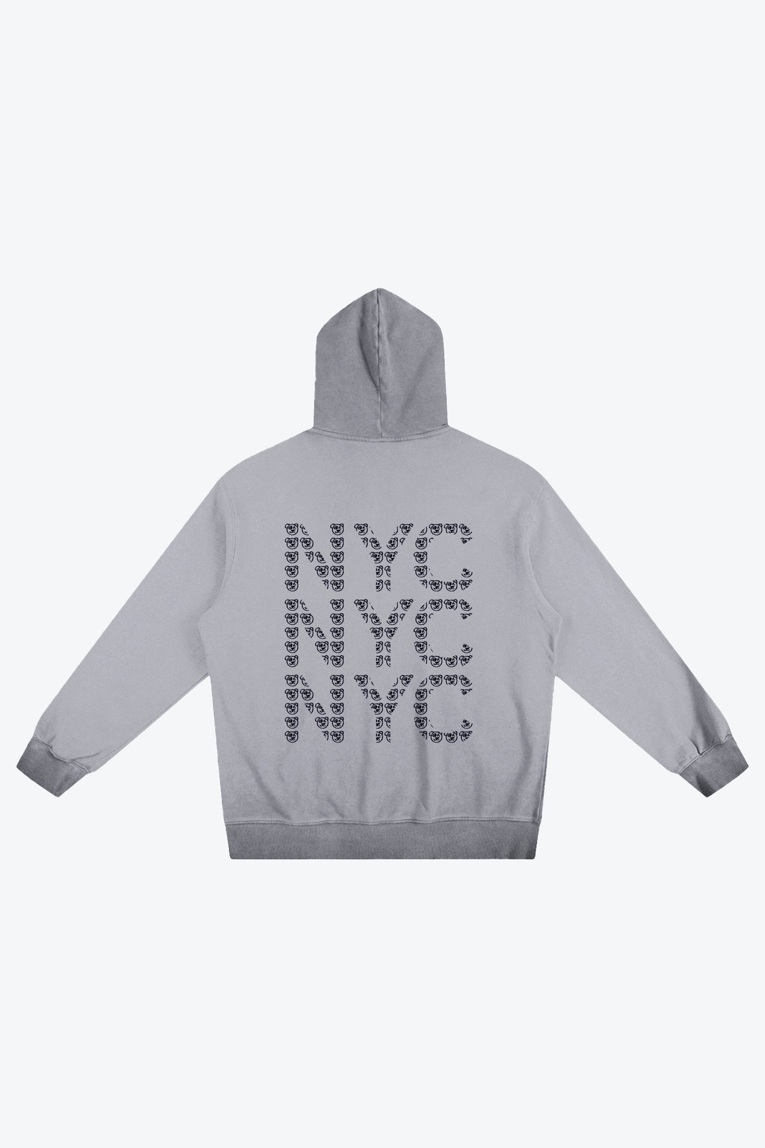 Universal Graffiti Bear NYC Ash Hoodie – xilonablue