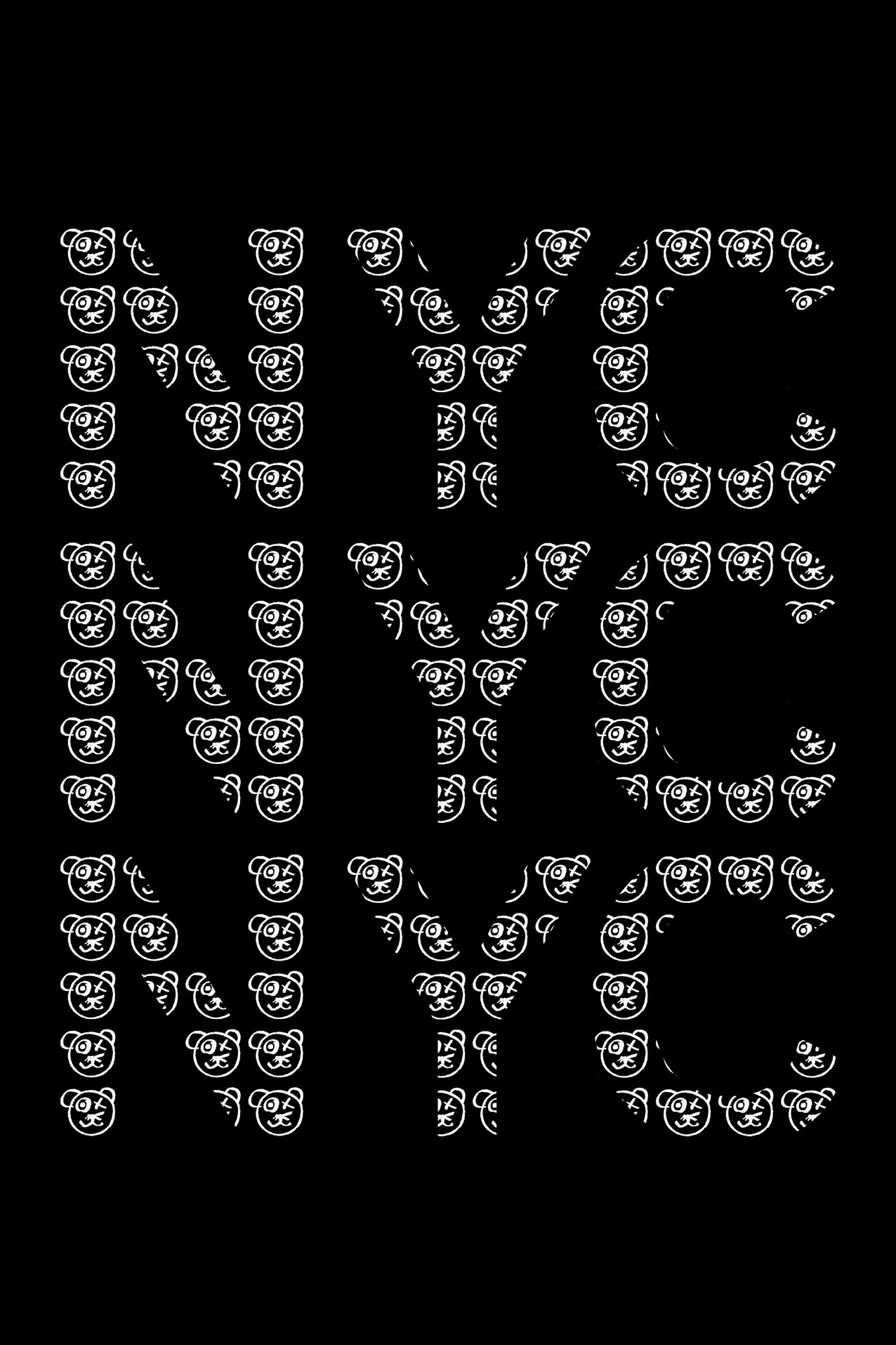 Graffiti Bear NYC Noir Tee