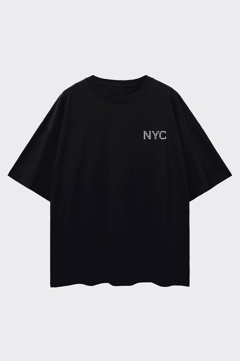 Universal Graffiti Bear NYC Noir Tee