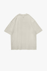 Universal Fit Graffiti Baby Bear Organic Cotton Chain Link Embroidery Tee