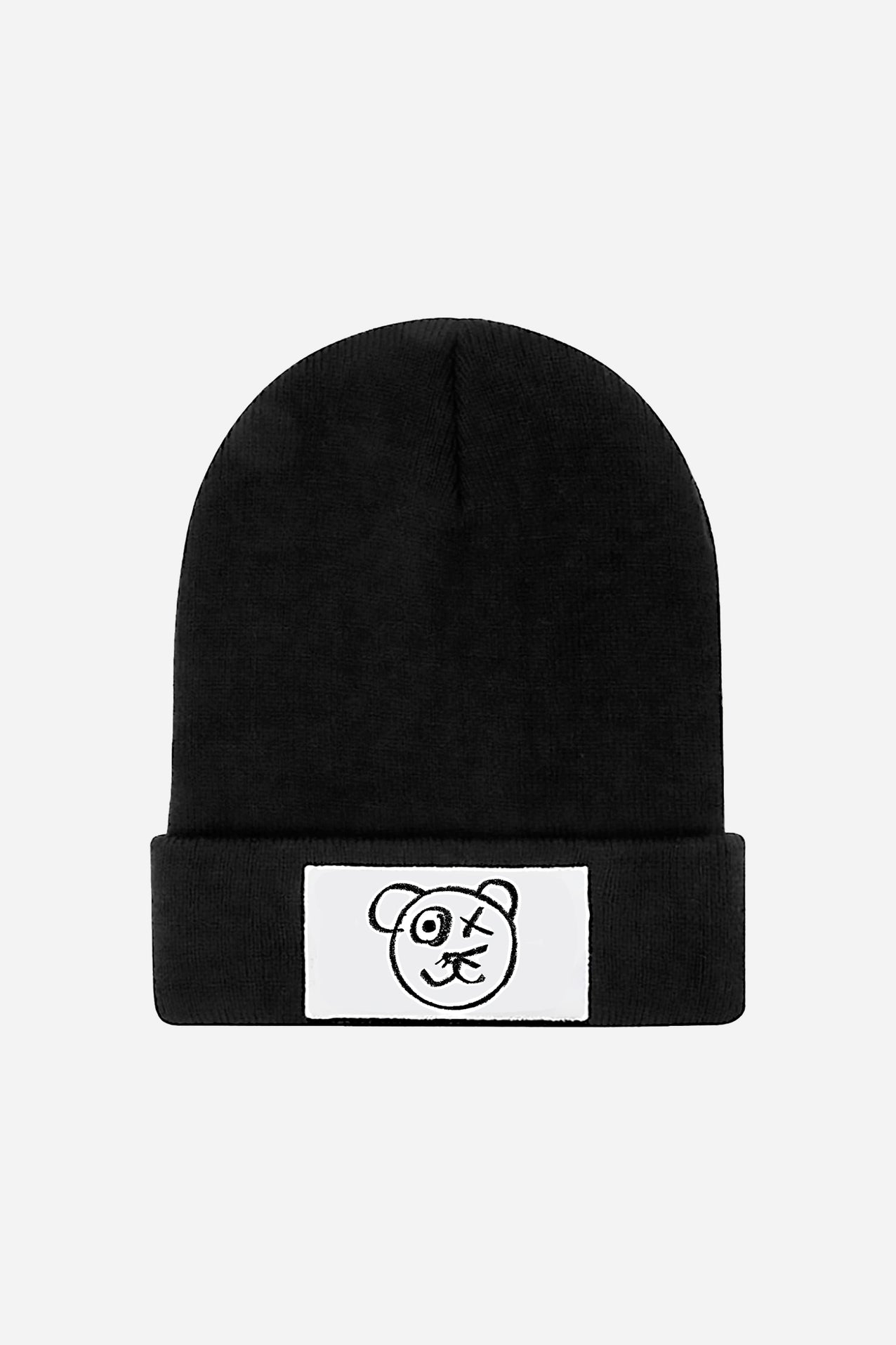 Graffiti Bear Icon Knit Beanie