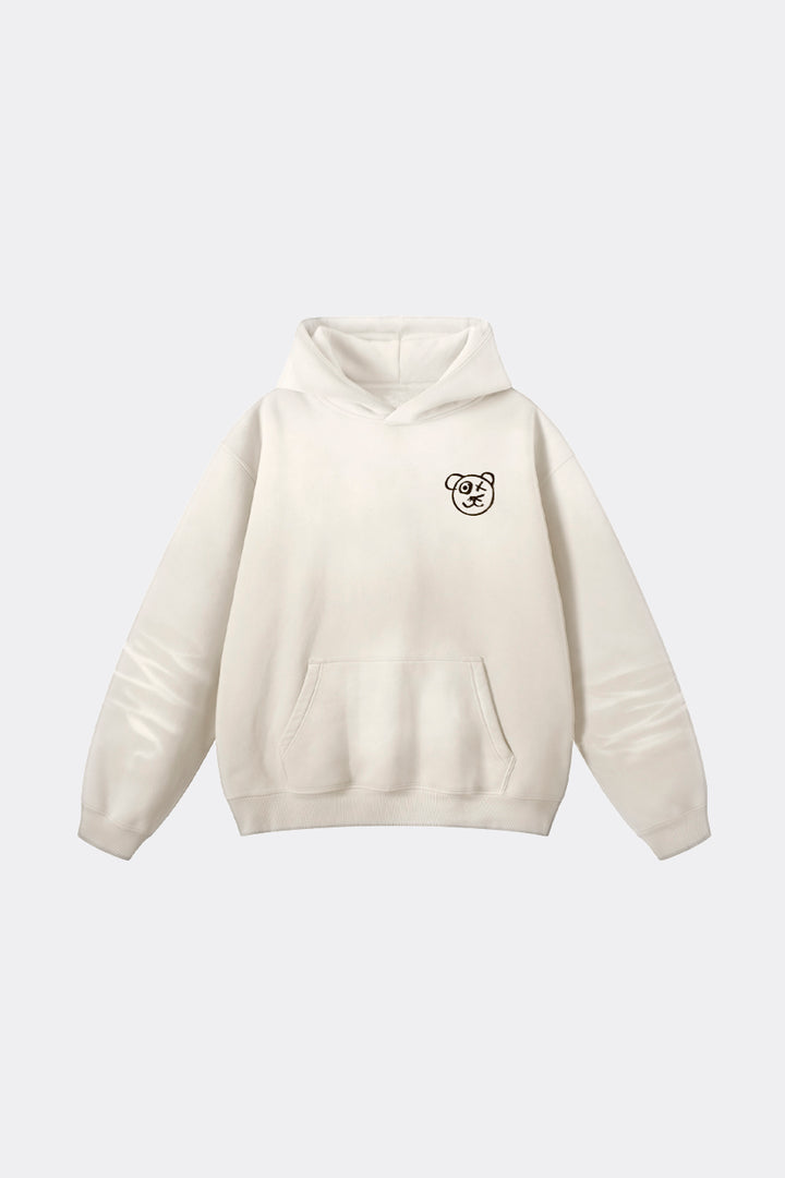 Graffiti Bear Neutral Hoodie