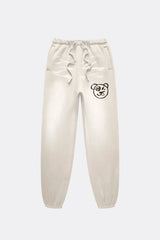 Graffiti Bear Neutral Track Pants