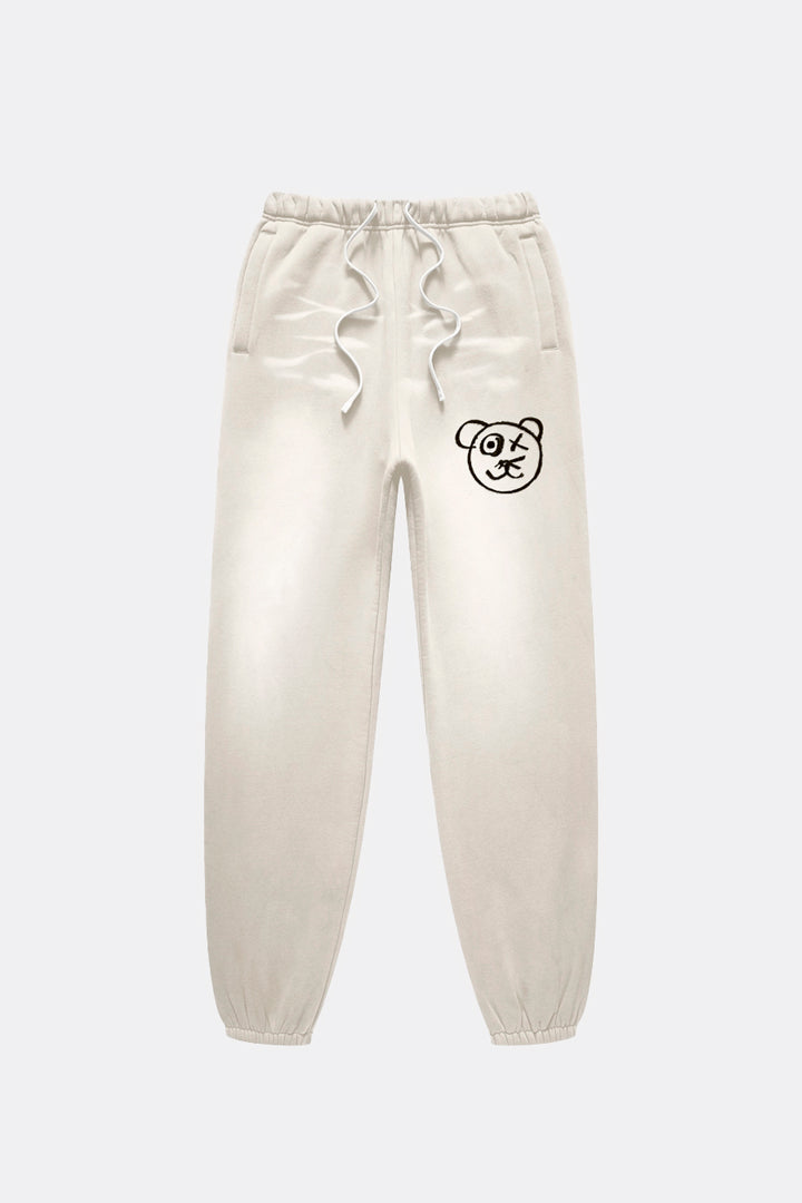 Graffiti Bear Neutral Track Pants