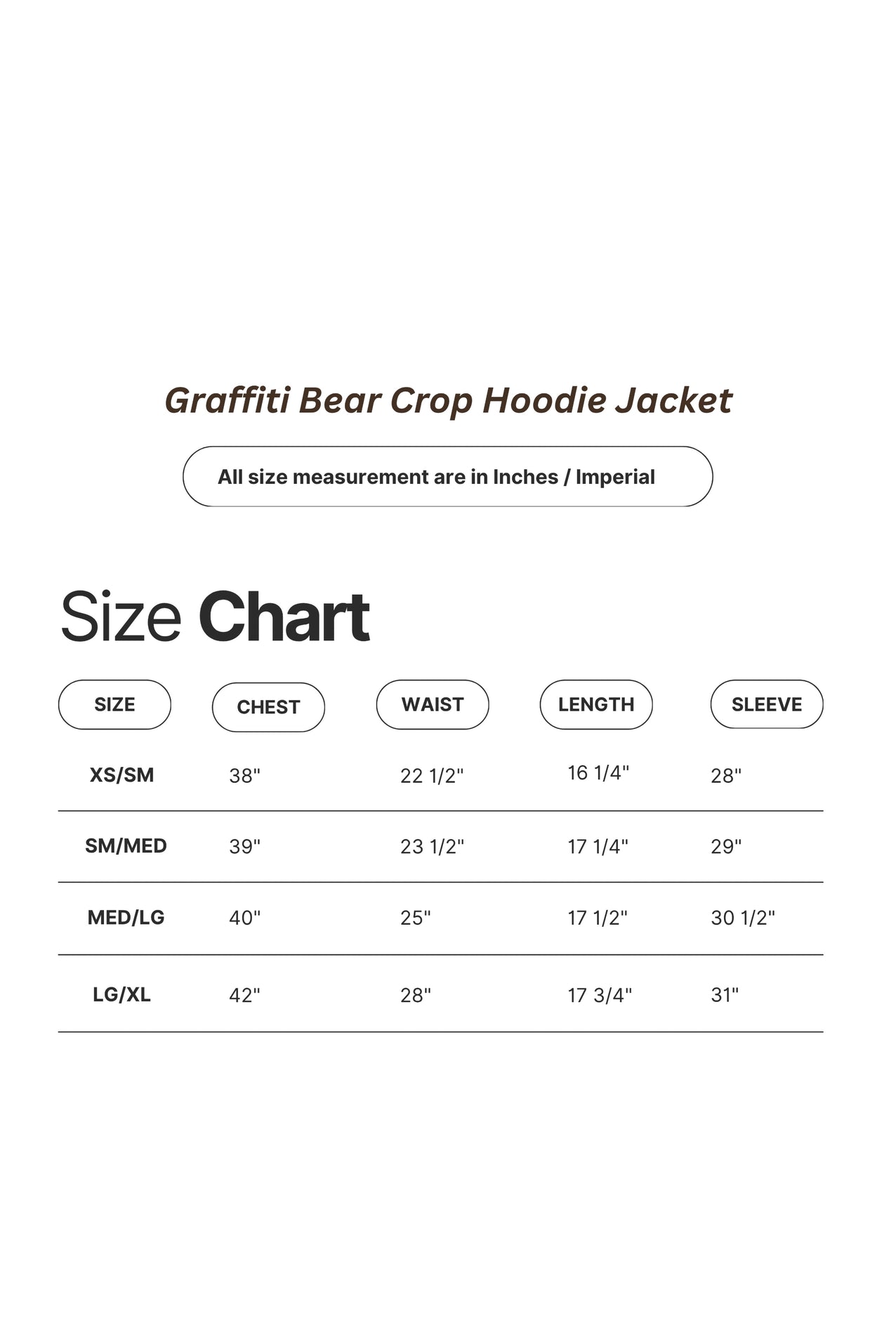 Graffiti Bear Blush Crop Hoodie Jacket