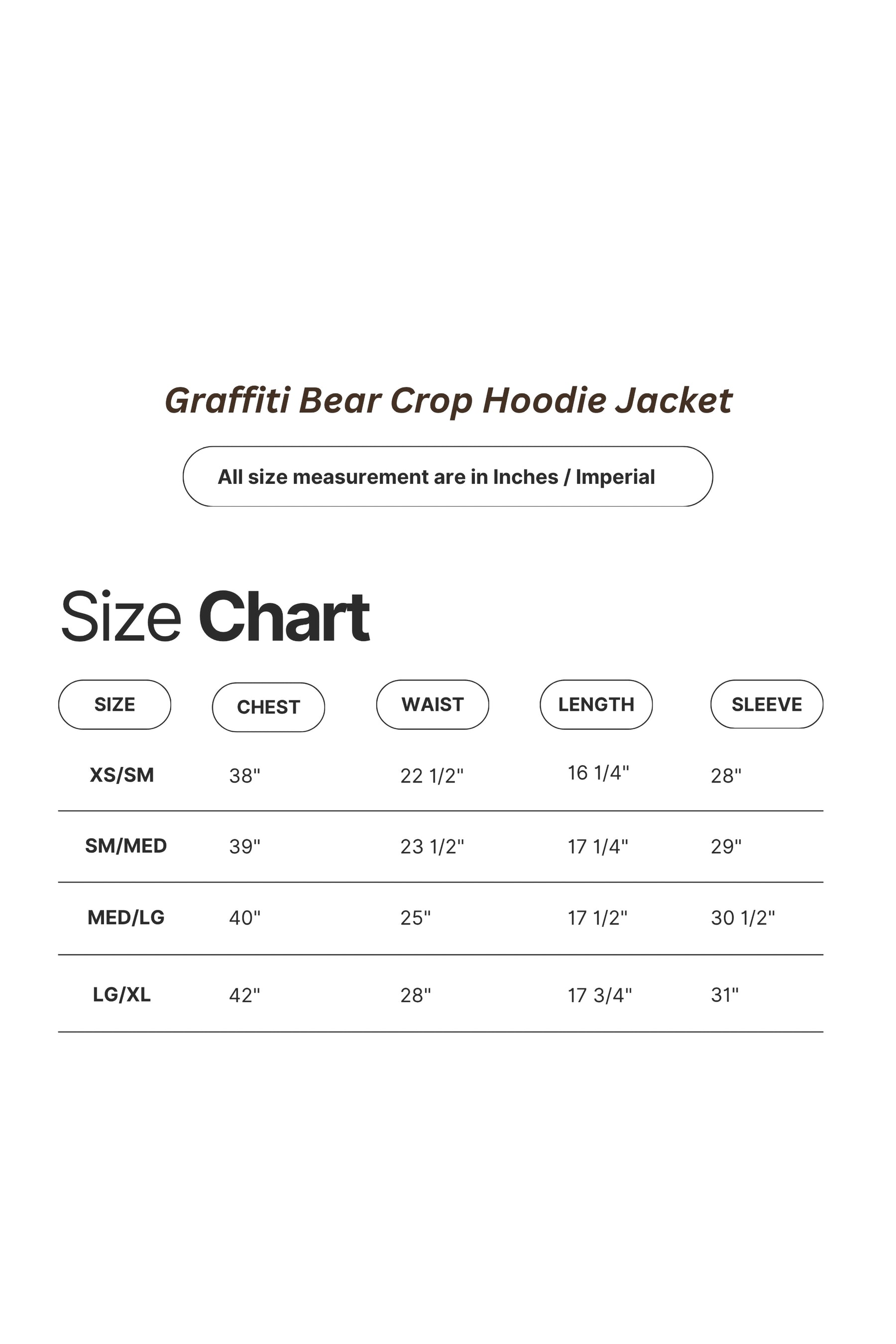 Graffiti Bear Blush Crop Hoodie Jacket