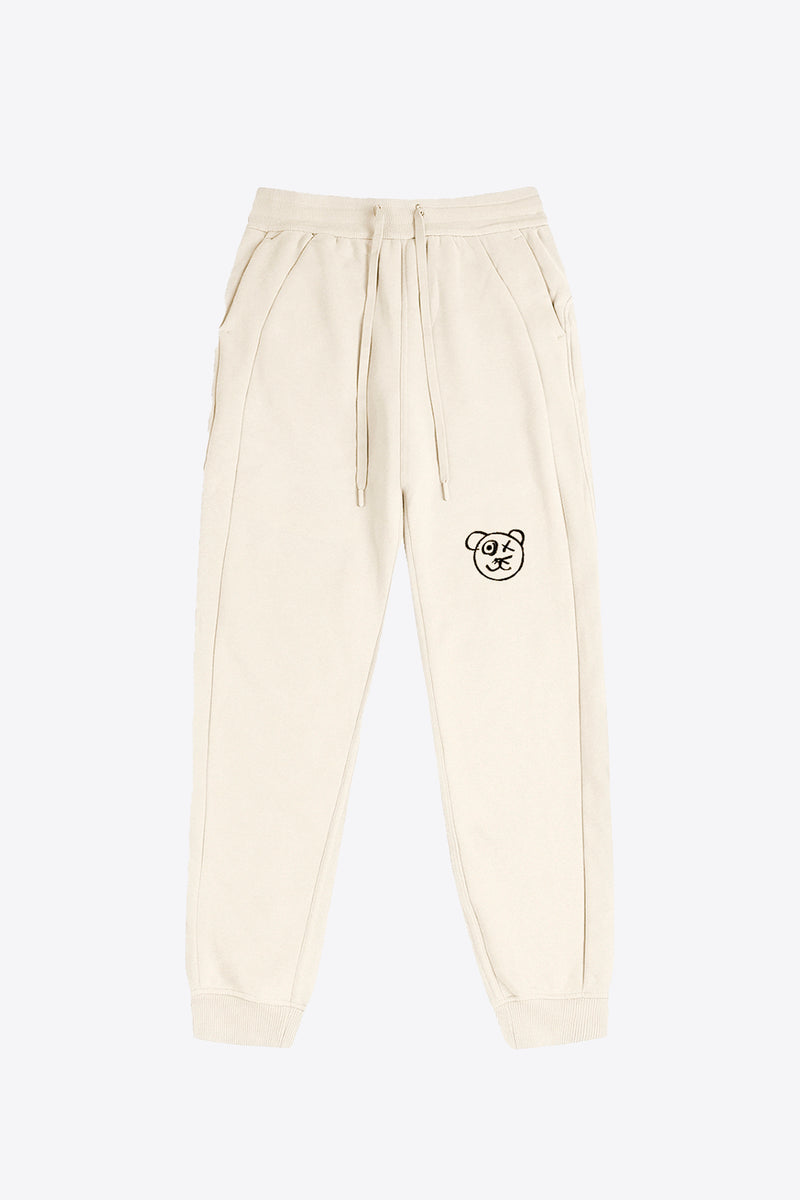 Graffiti Bear Neutral Athleisure Legging