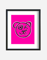 Graffiti Bear Portrait Original Fine Art GicléE Print