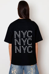 Graffiti Teddy Bear New York City Cotton Tee