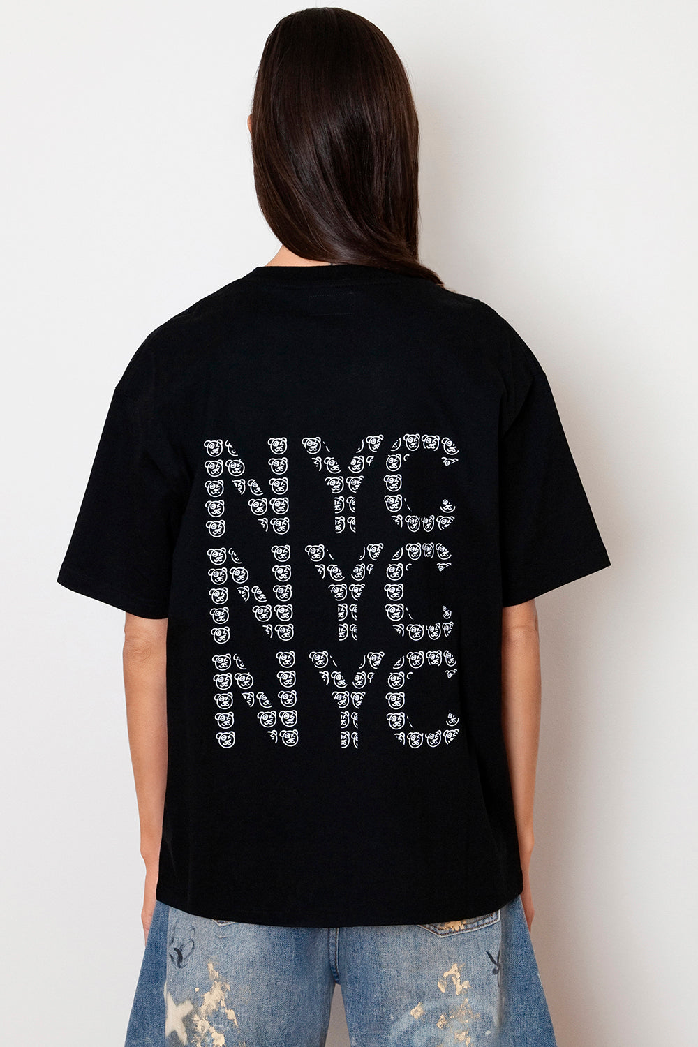 Graffiti Teddy Bear New York City Cotton Tee