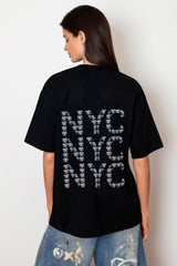 Graffiti Teddy Bear New York City Cotton Tee