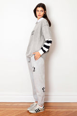 Hearts Evolve Dove Grey Signature Fleece Joggers