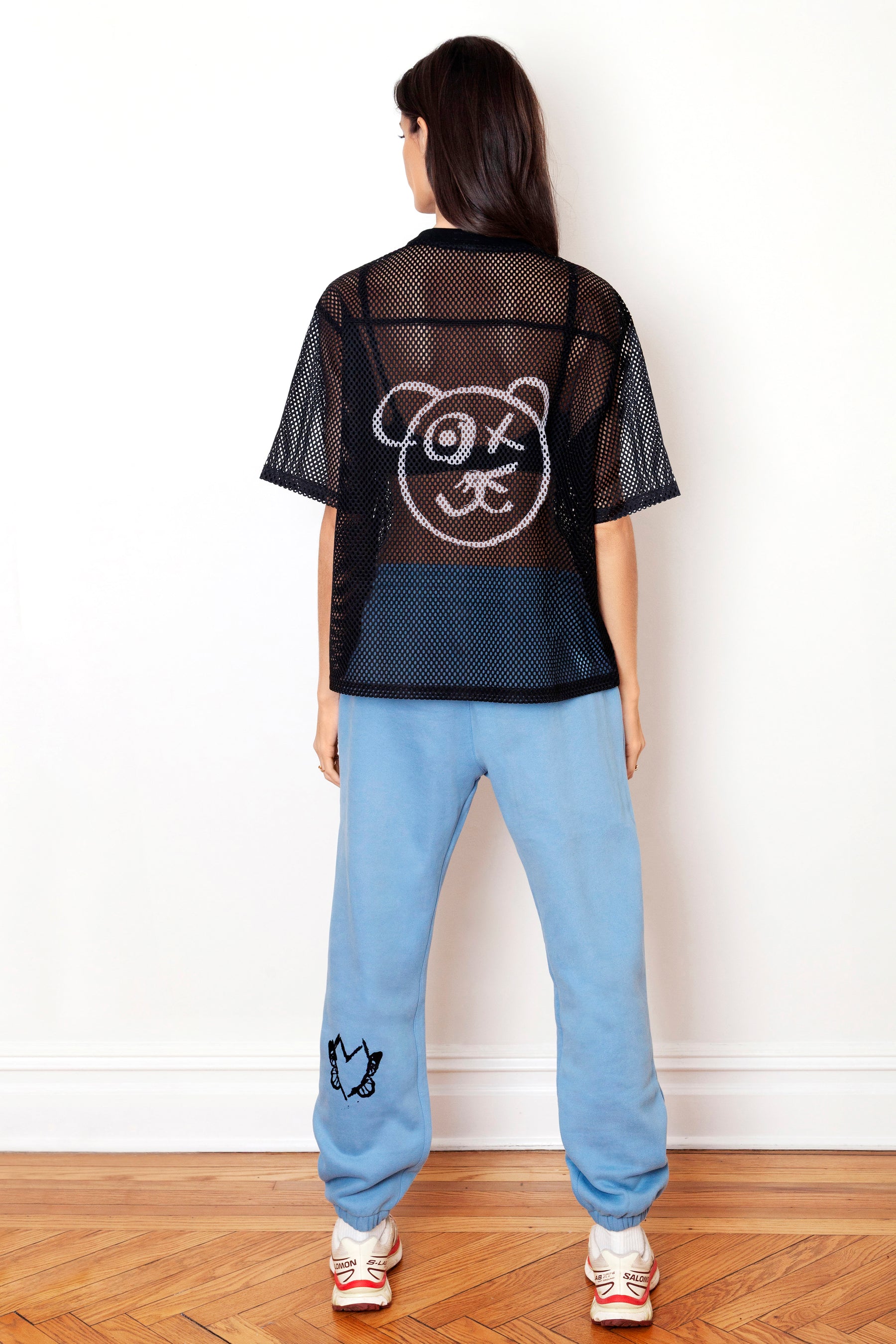 Heart With Wings Teal Blue Signature Streetware Fleece Joggers