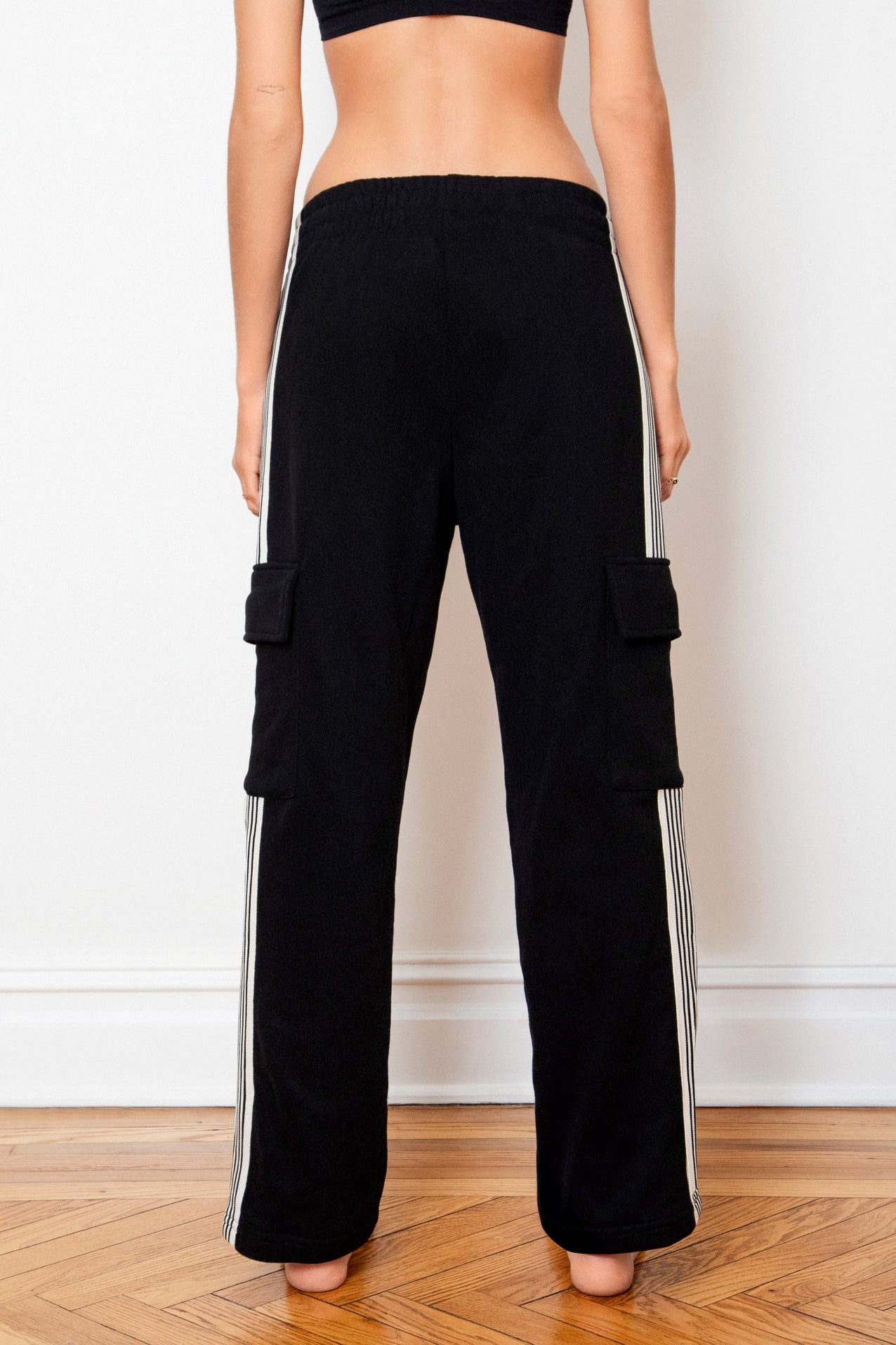 Love Riot Side Stripe Straight Leg Pants