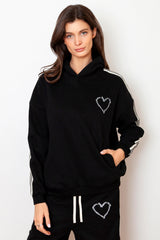 Love Riot Side Stripe Athleisure Hoodie