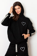 Love Riot Side Stripe Athleisure Hoodie