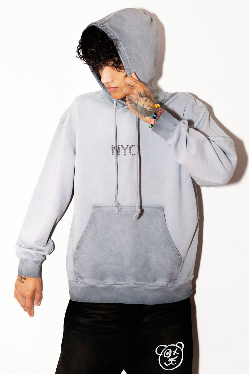 Universal Graffiti Bear NYC Ash Hoodie