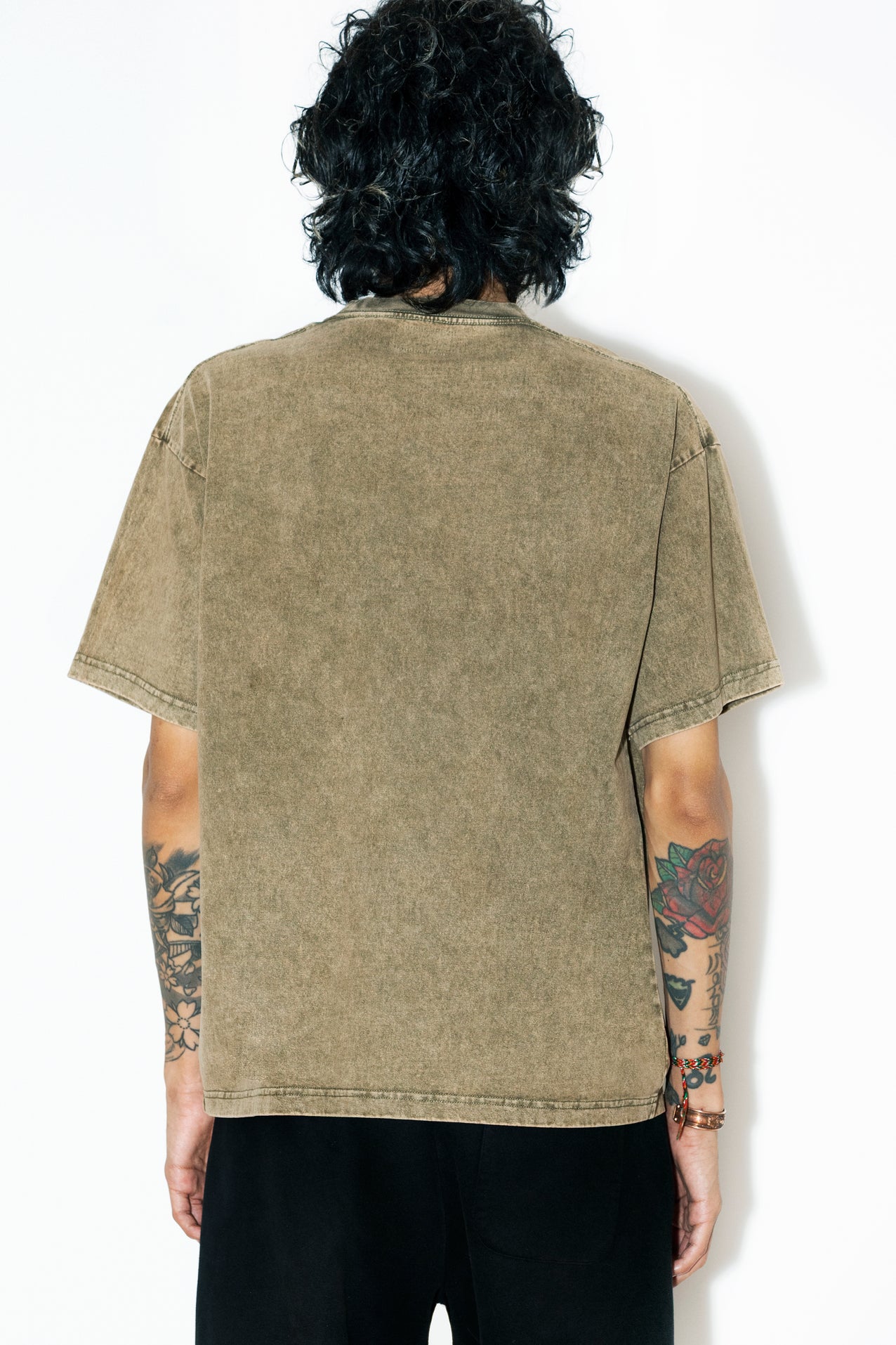 Universal Graffiti Bear Olive Tee