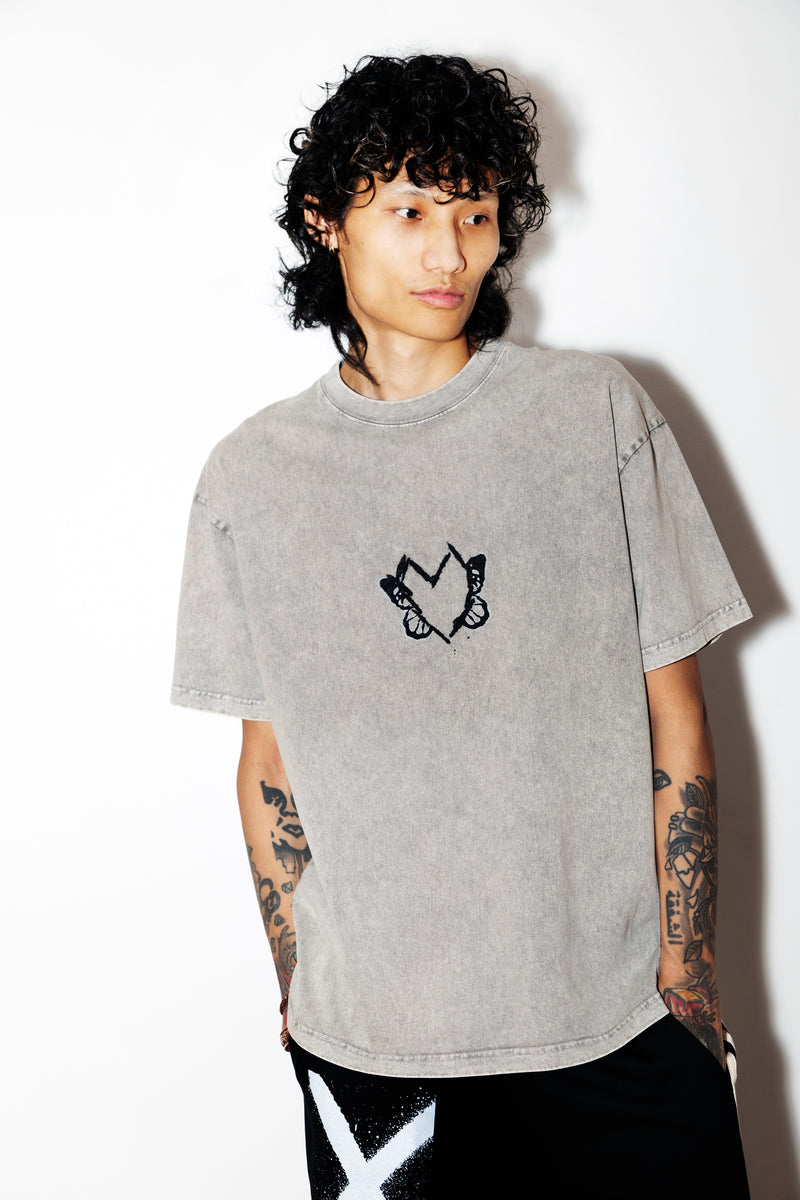 Universal Hearts Evolve Stone Tee