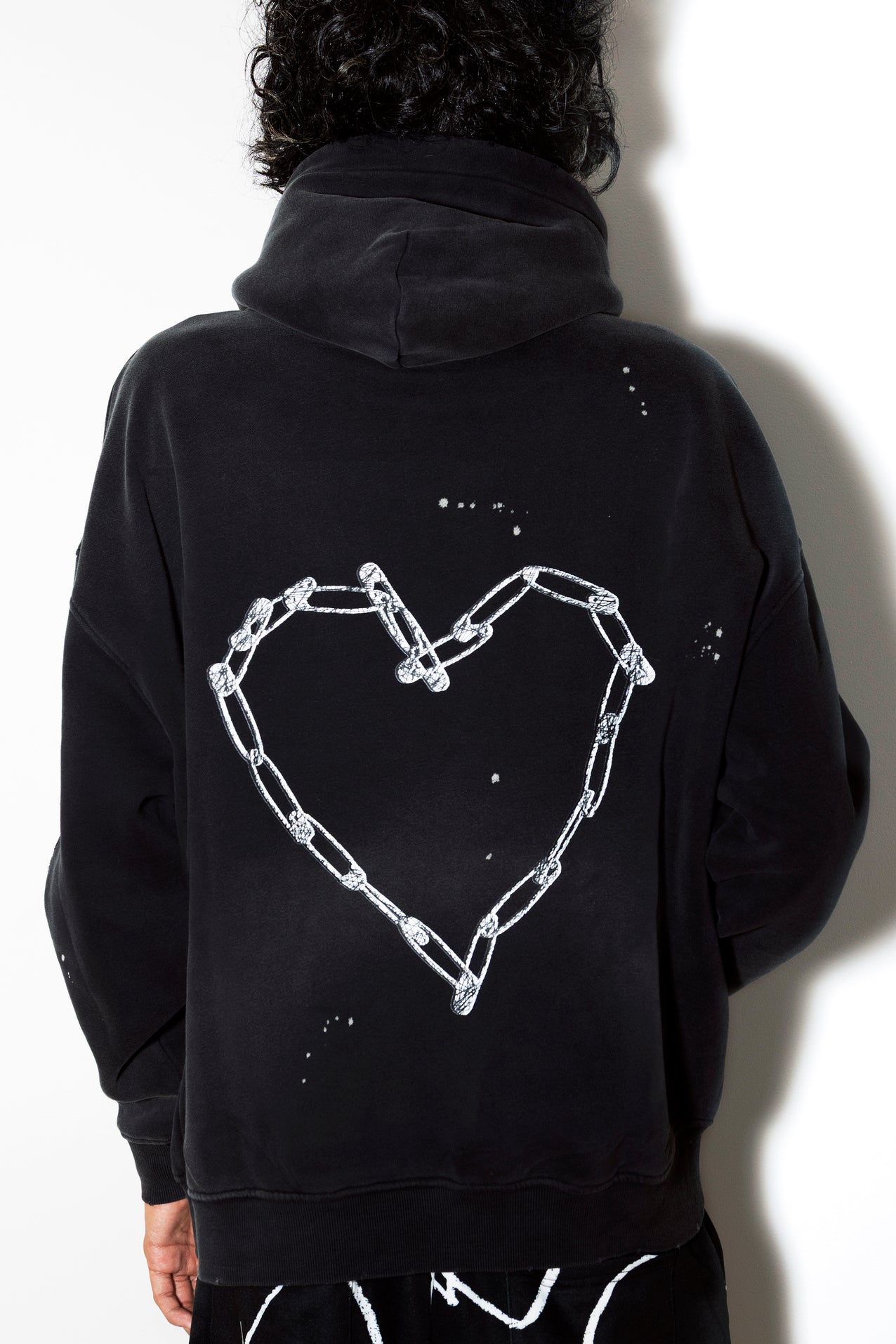 Universal Love Riot Frayed Hoodie