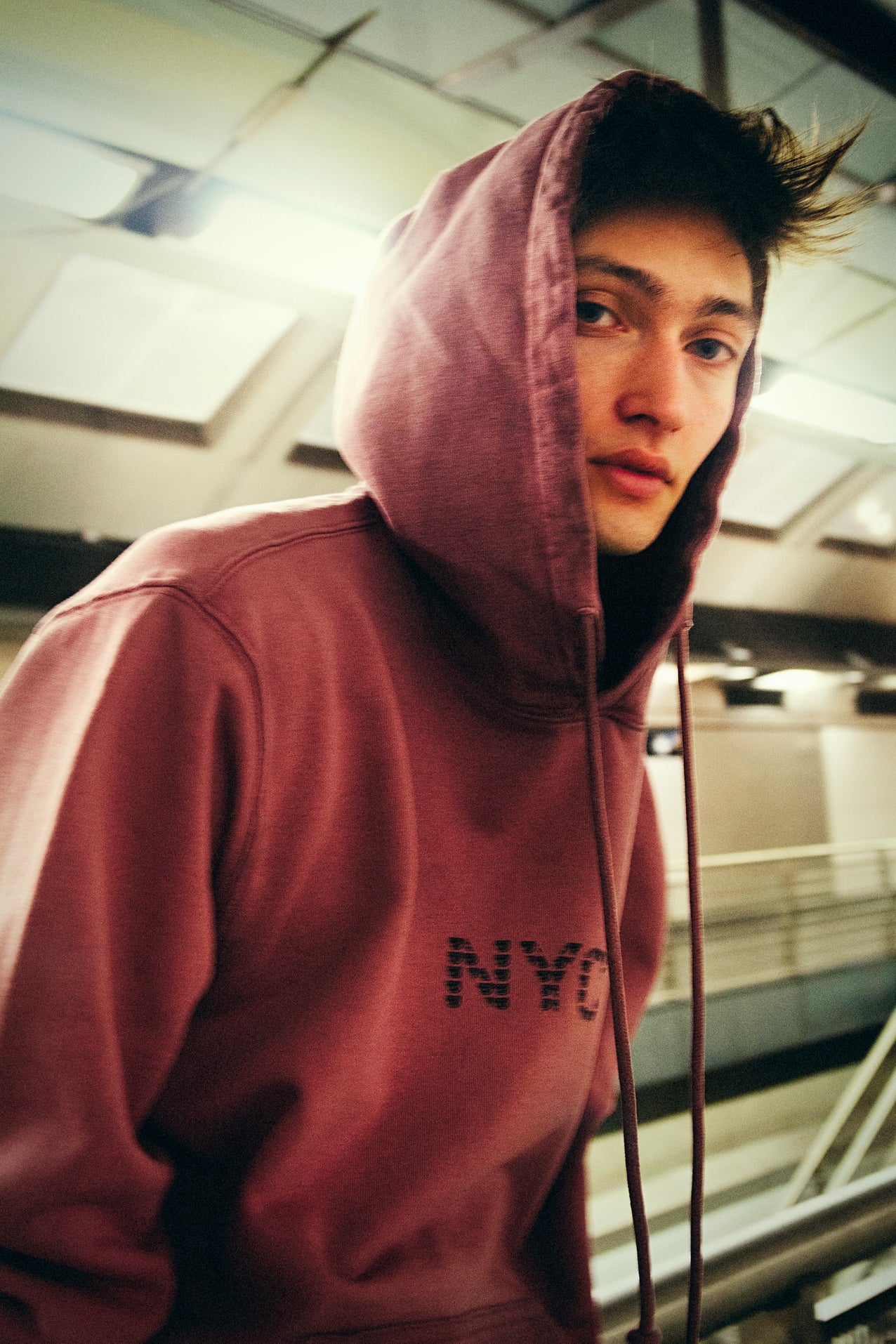 Universal Graffiti Bear NYC Fade Hoodie