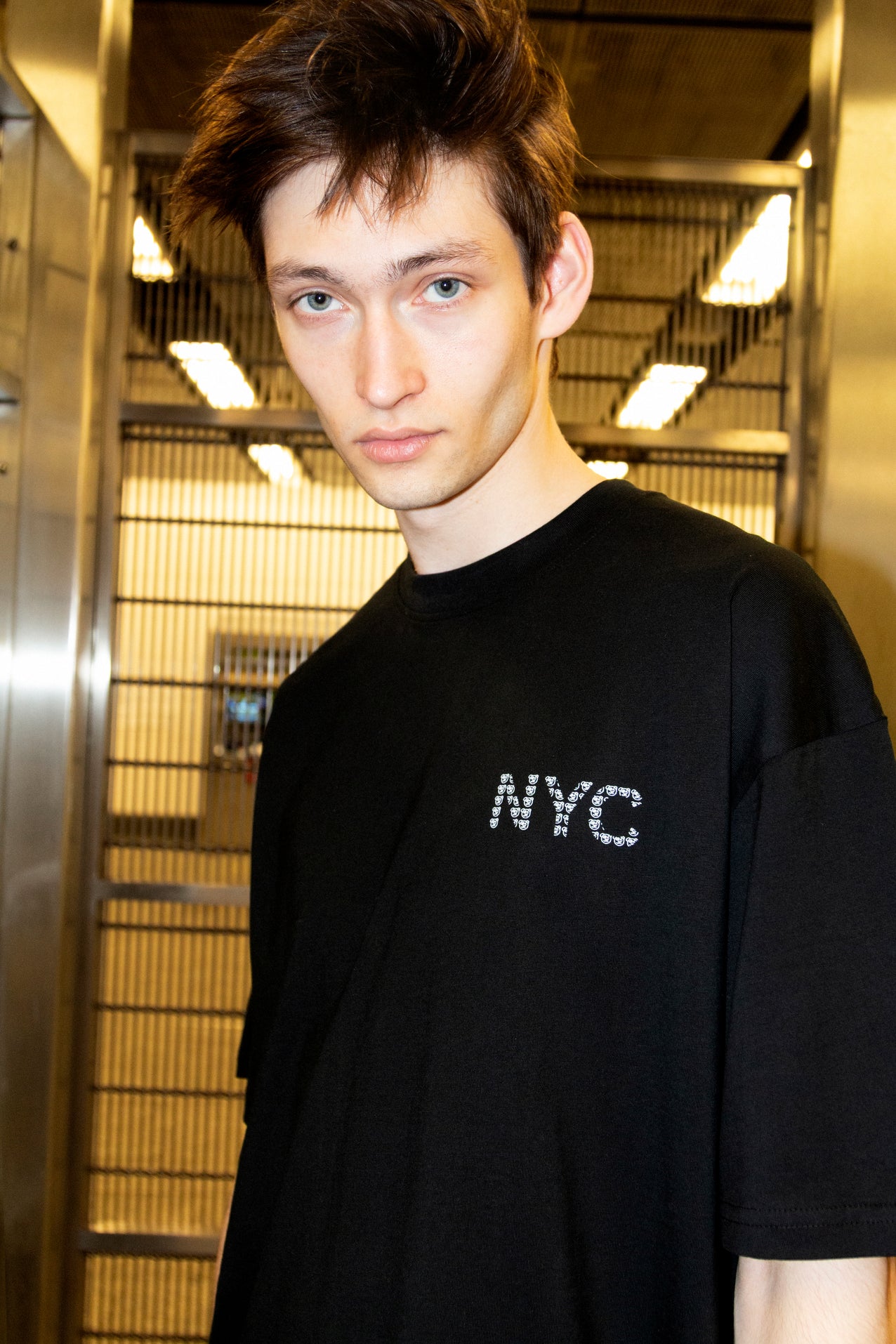 Universal Graffiti Bear NYC Noir Tee