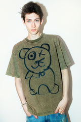 Graffiti Bear | Universal Olive Tee