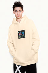 Universal Fit Cosmic Lovers Brushed Cotton Butter Hoodie