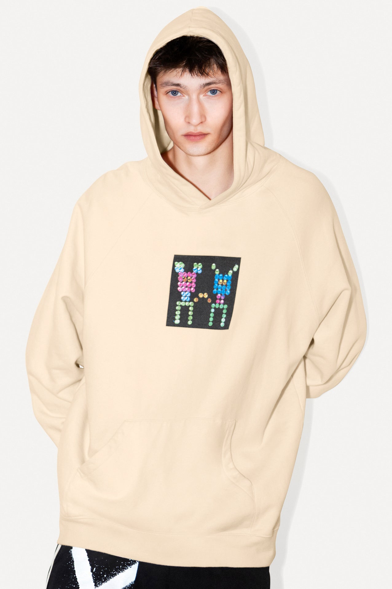 Universal Fit Cosmic Lovers Brushed Cotton Butter Hoodie