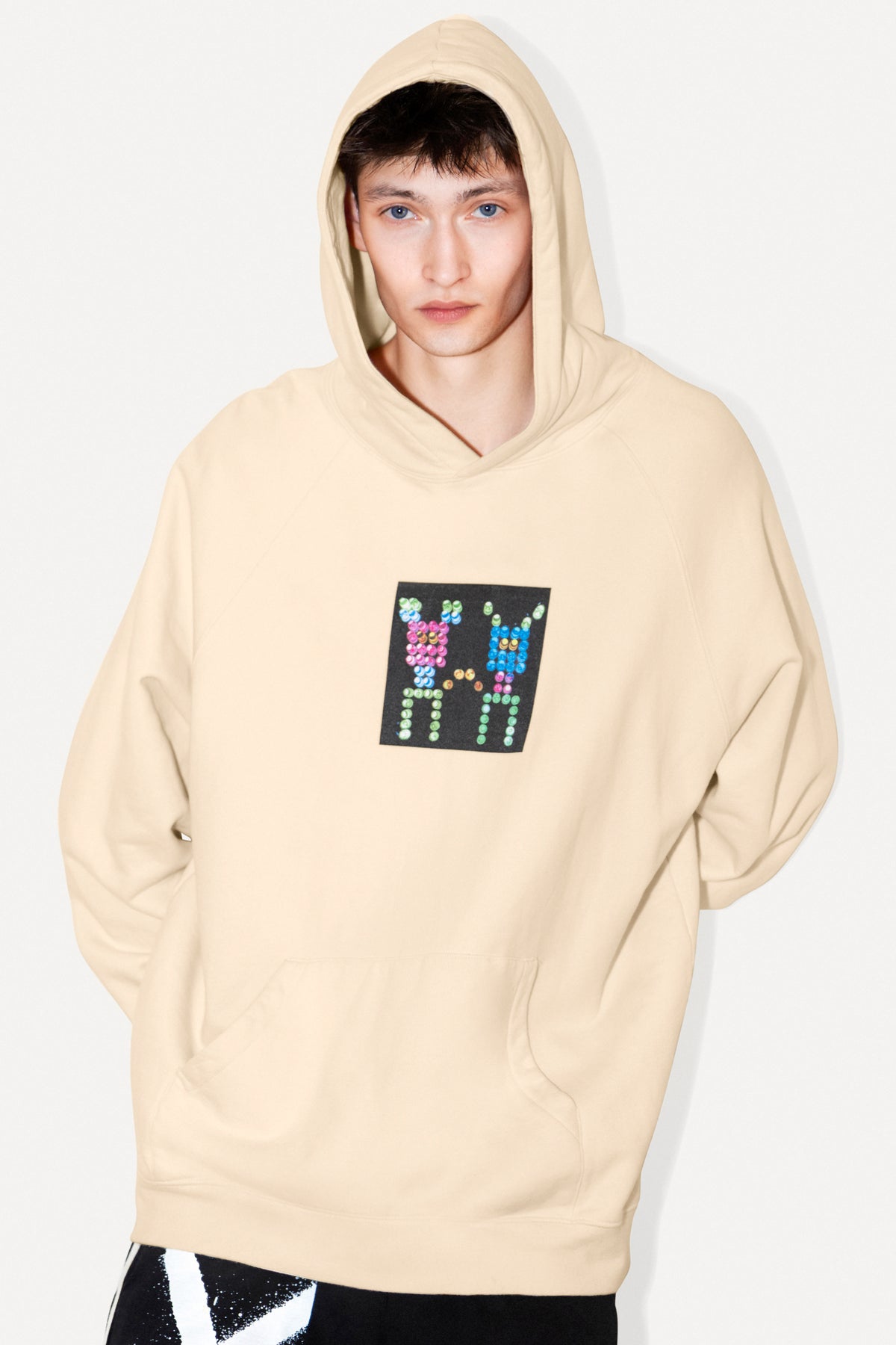 Universal Fit Cosmic Lovers Brushed Cotton Butter Hoodie