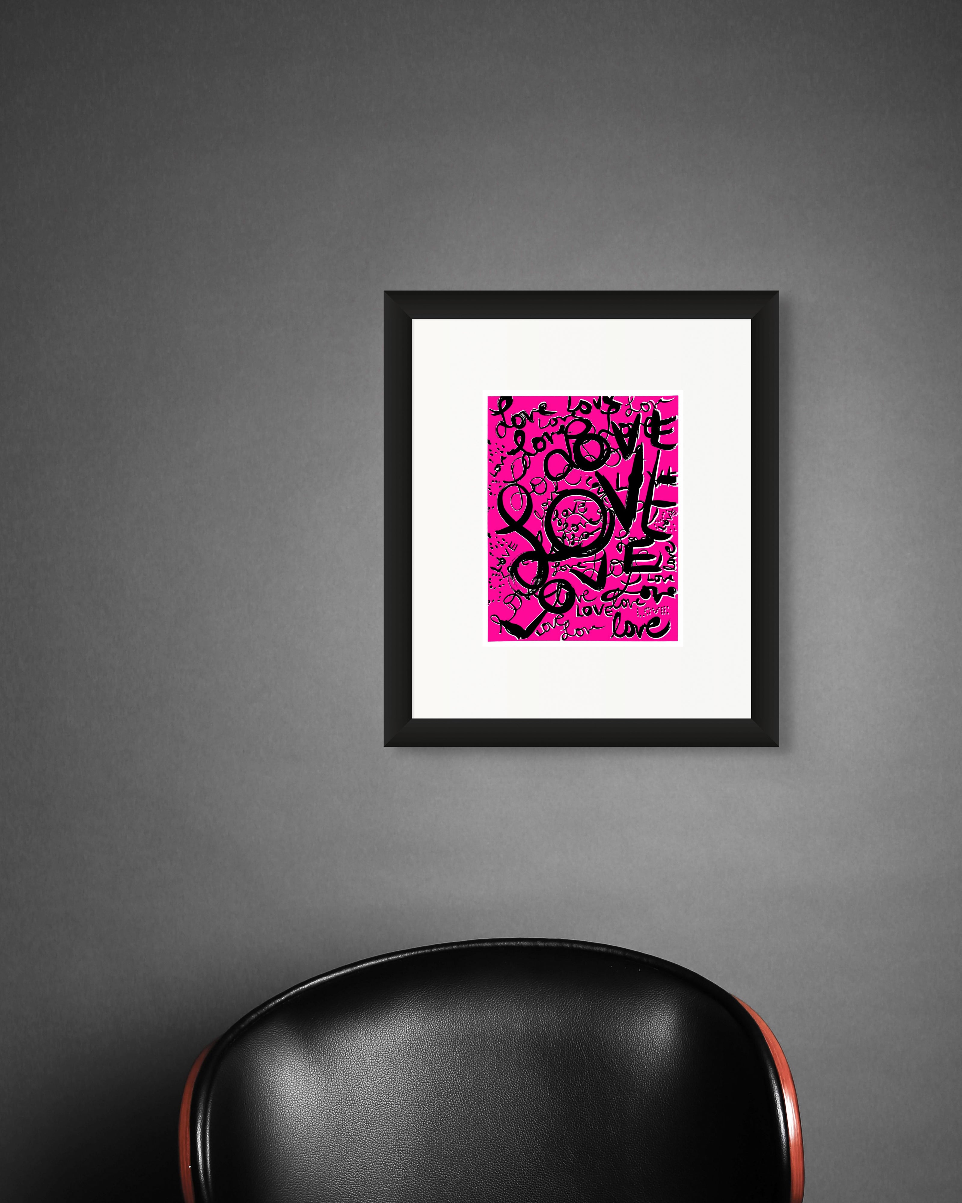 Love Galore Original Art Screen Print Limited Edition – xilonablue