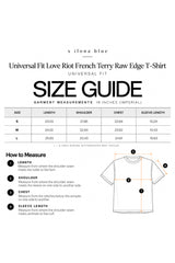 Love Riot French Terry Raw Edge T-Shirt