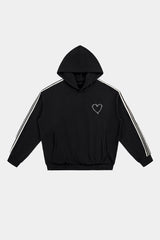 Love Riot Side Stripe Athleisure Hoodie