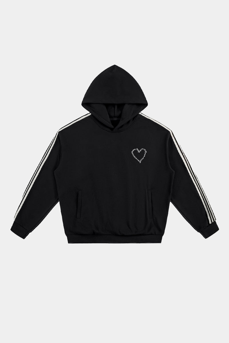 Love Riot Side Stripe Athleisure Hoodie