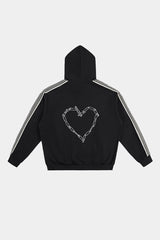 Love Riot Side Stripe Athleisure Hoodie