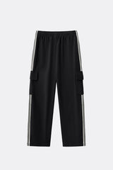 Love Riot Side Stripe Straight Leg Pants