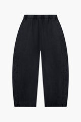 Love Riot Mineral Wash Cotton Barrel Pants