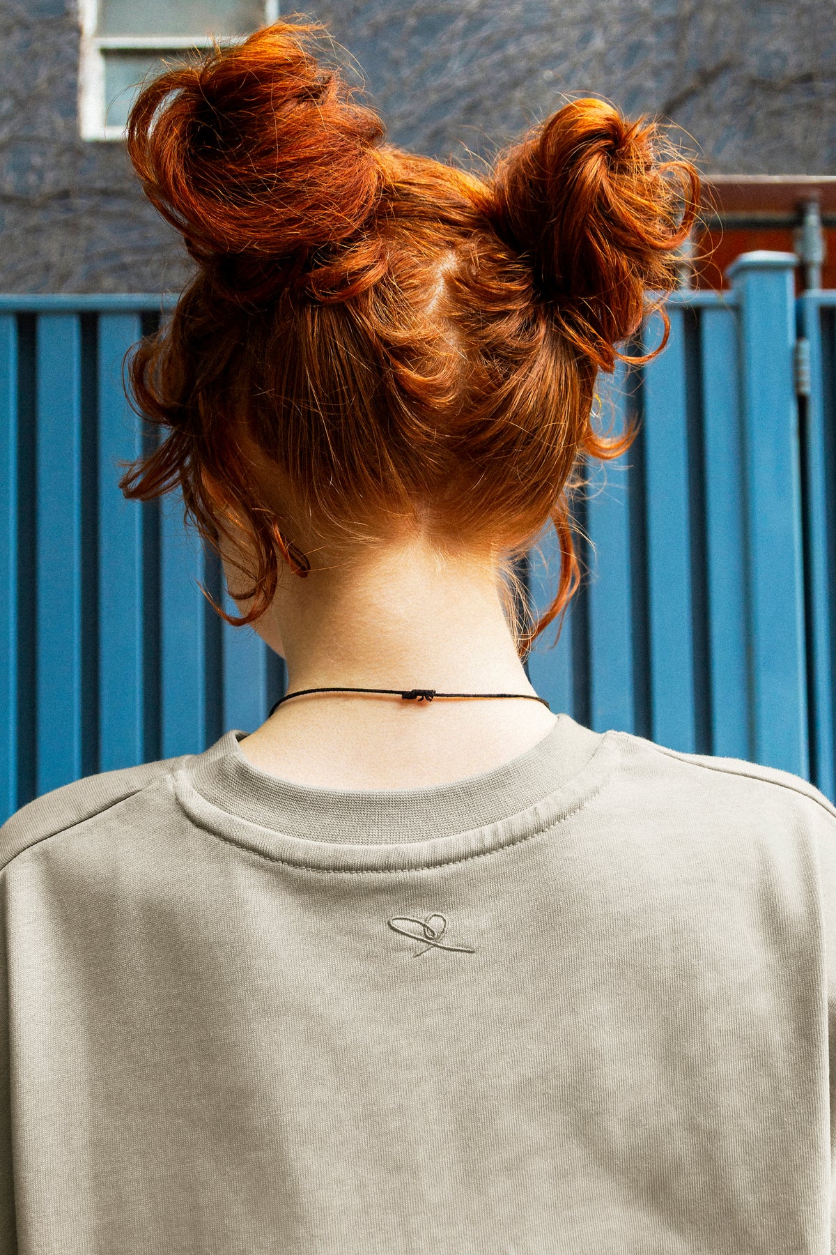 Graffiti Baby Bear Organic Cotton Chain Link Embroidery Tee