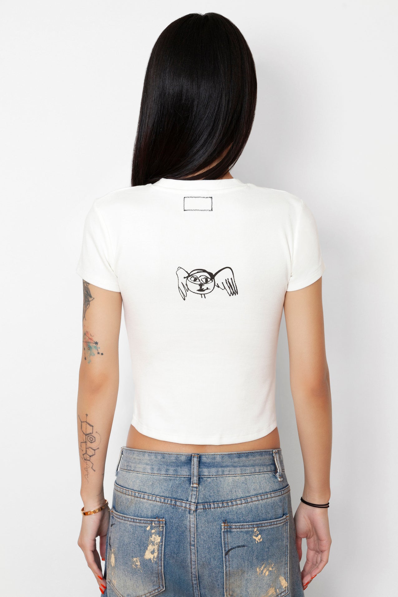 Meta Angel Baby Tee
