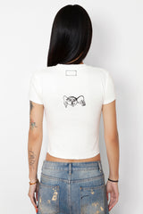 Meta Angel Baby Tee