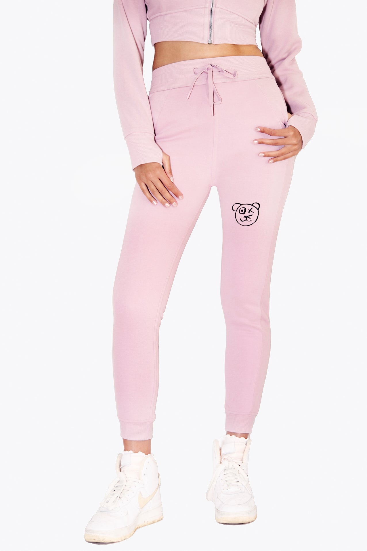 Graffiti Bear Blush Athleisure Legging