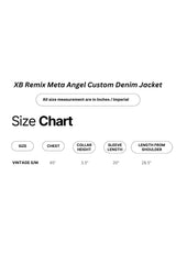 XB Remix Meta Angel Custom Denim Jacket