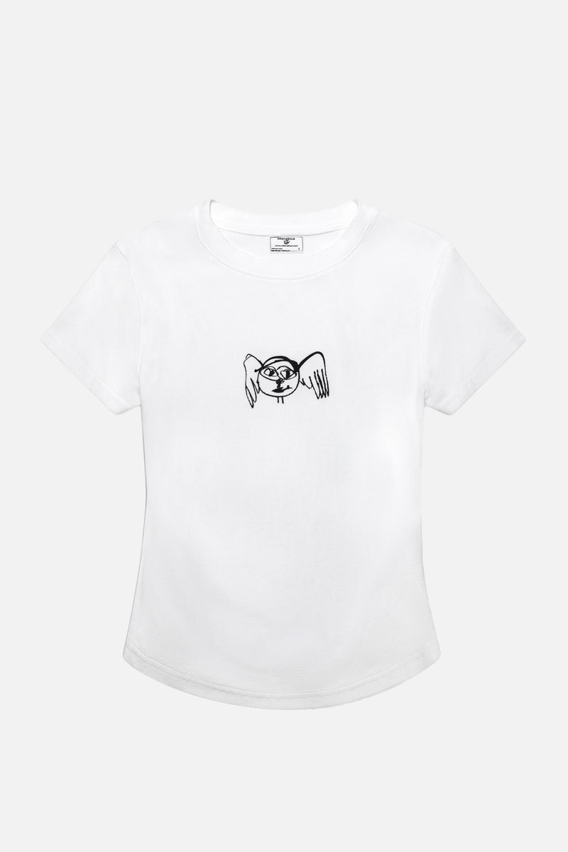 Meta Angel Baby Tee