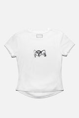 Meta Angel Baby Tee