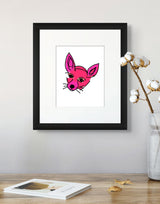 Fox Dog Original Fine Art Giclée Print